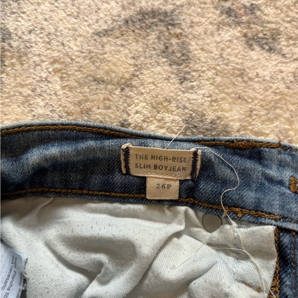 Madewell High Rise Slim Boyfriend Jean (26P) - Picture 3 of 5